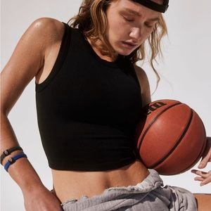 Fp Movement / Free people Free Throw Muscle Tee Black XS/S